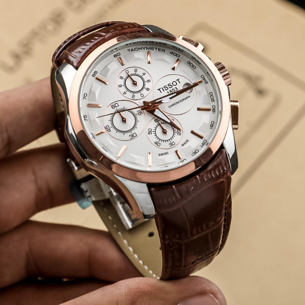 Tissot 1853 leather brown