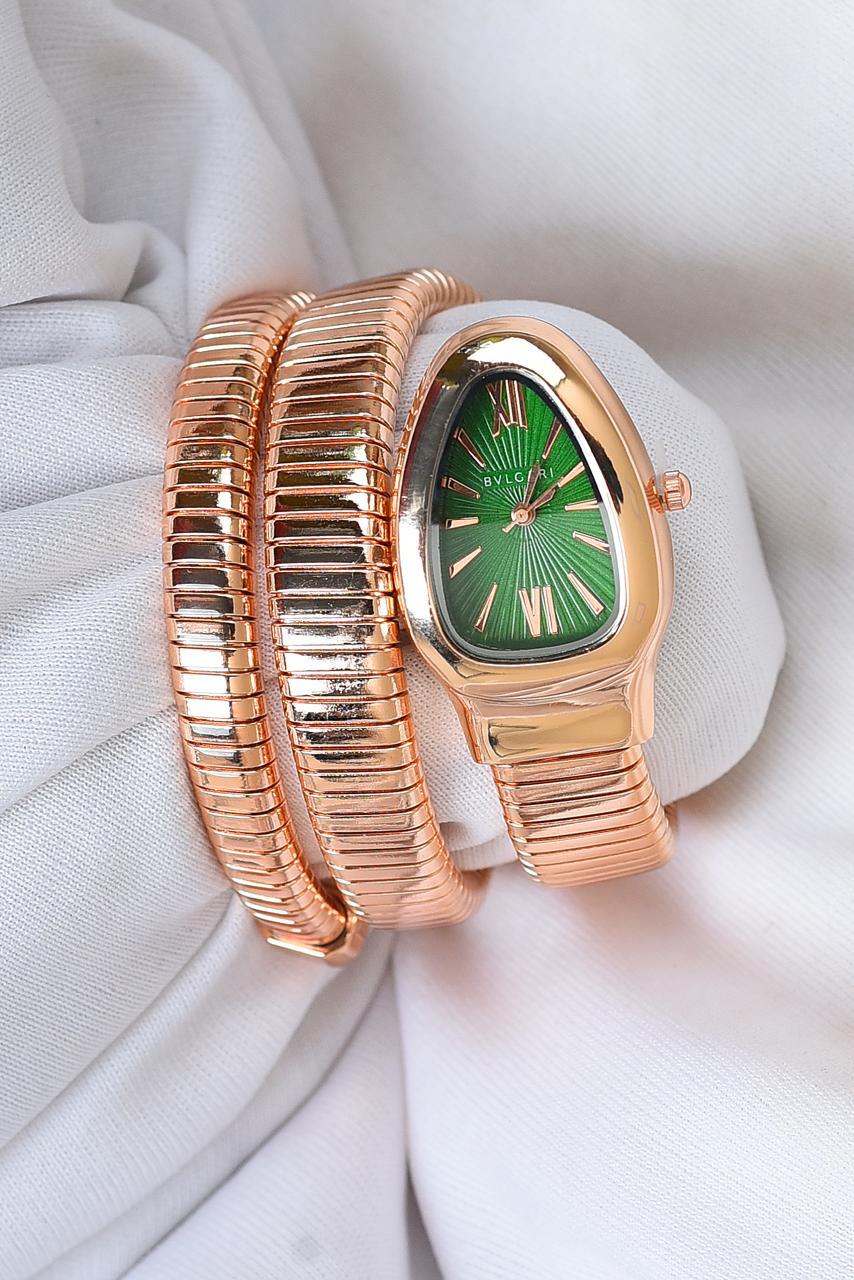 BVL SERPENTINE - Rose Gold STRAP SPIRAL - White Dial