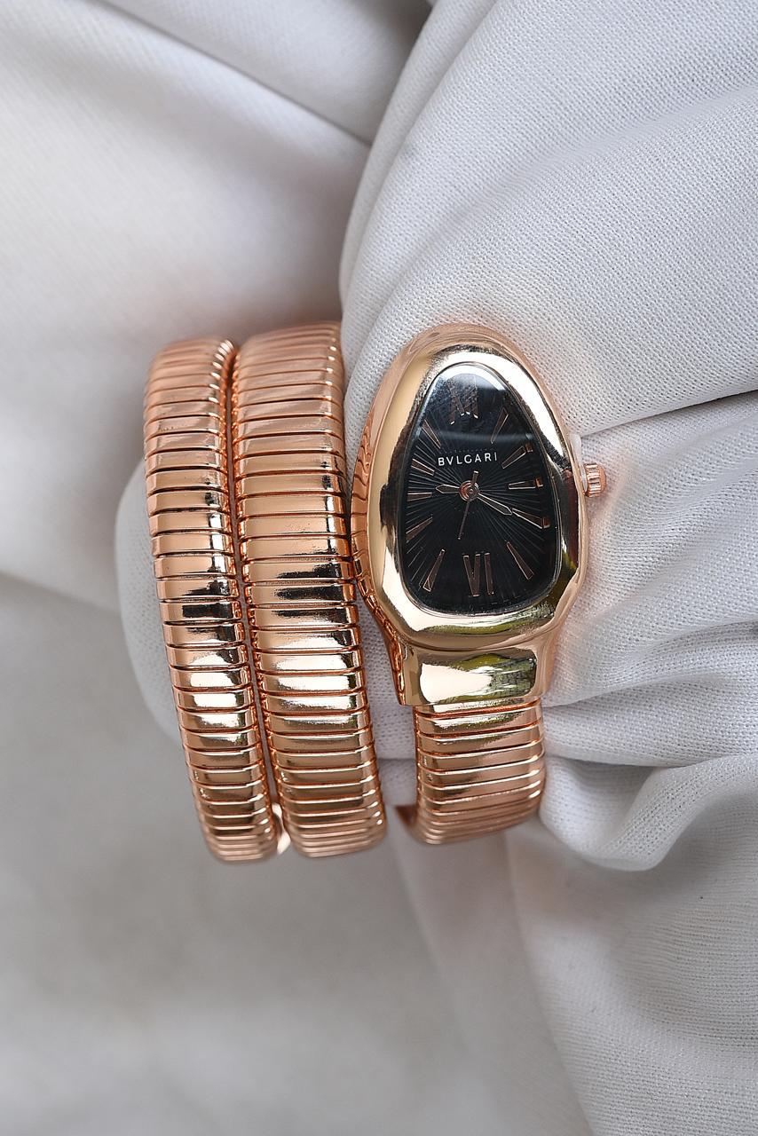 BVL SERPENTINE - Rose Gold STRAP SPIRAL - White Dial