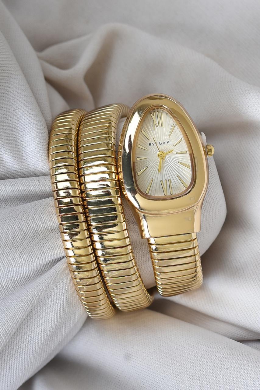 BVL SERPENTINE - GOLD STRAP SPIRAL - White Dial